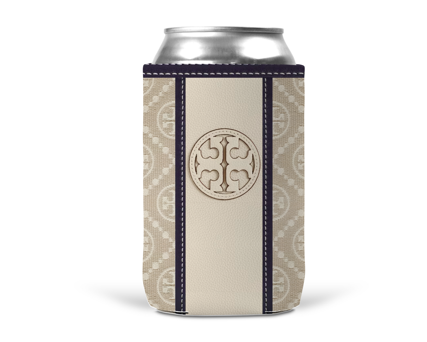 Tory Burch Inspired Neoprene Can/Bottle Cooler (001)