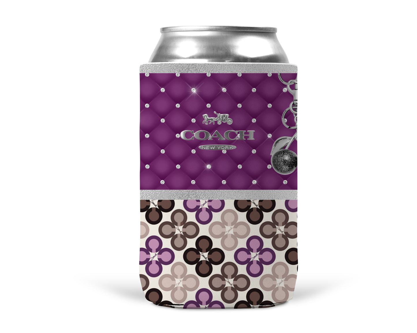 Coach Inspired Neoprene Can/Bottle Cooler (121)