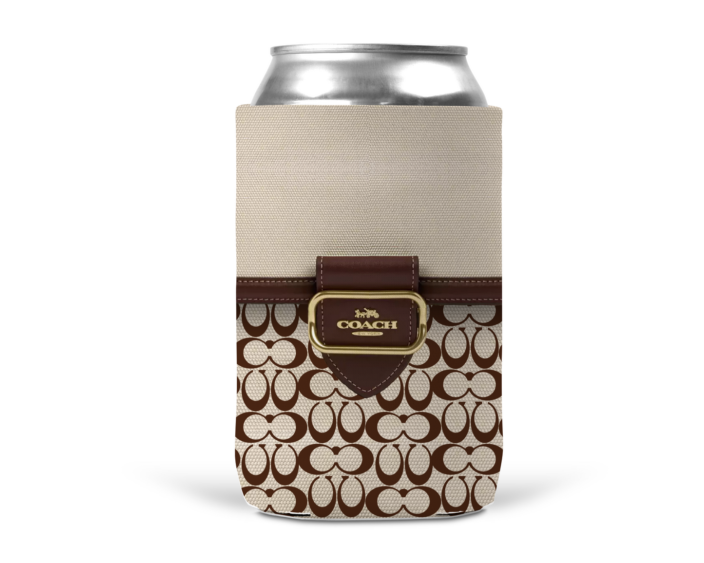 Coach Inspired Neoprene Can/Bottle Cooler (048)