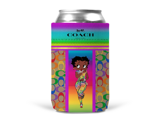 Coach Inspired Neoprene Can/Bottle Cooler (080)