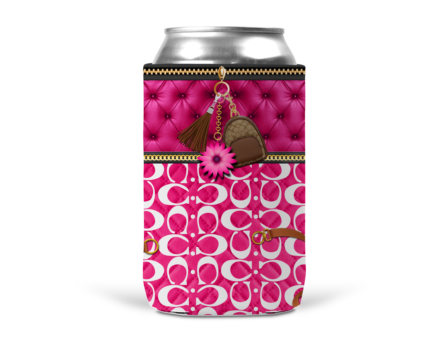 Coach Inspired Neoprene Can/Bottle Cooler (019)