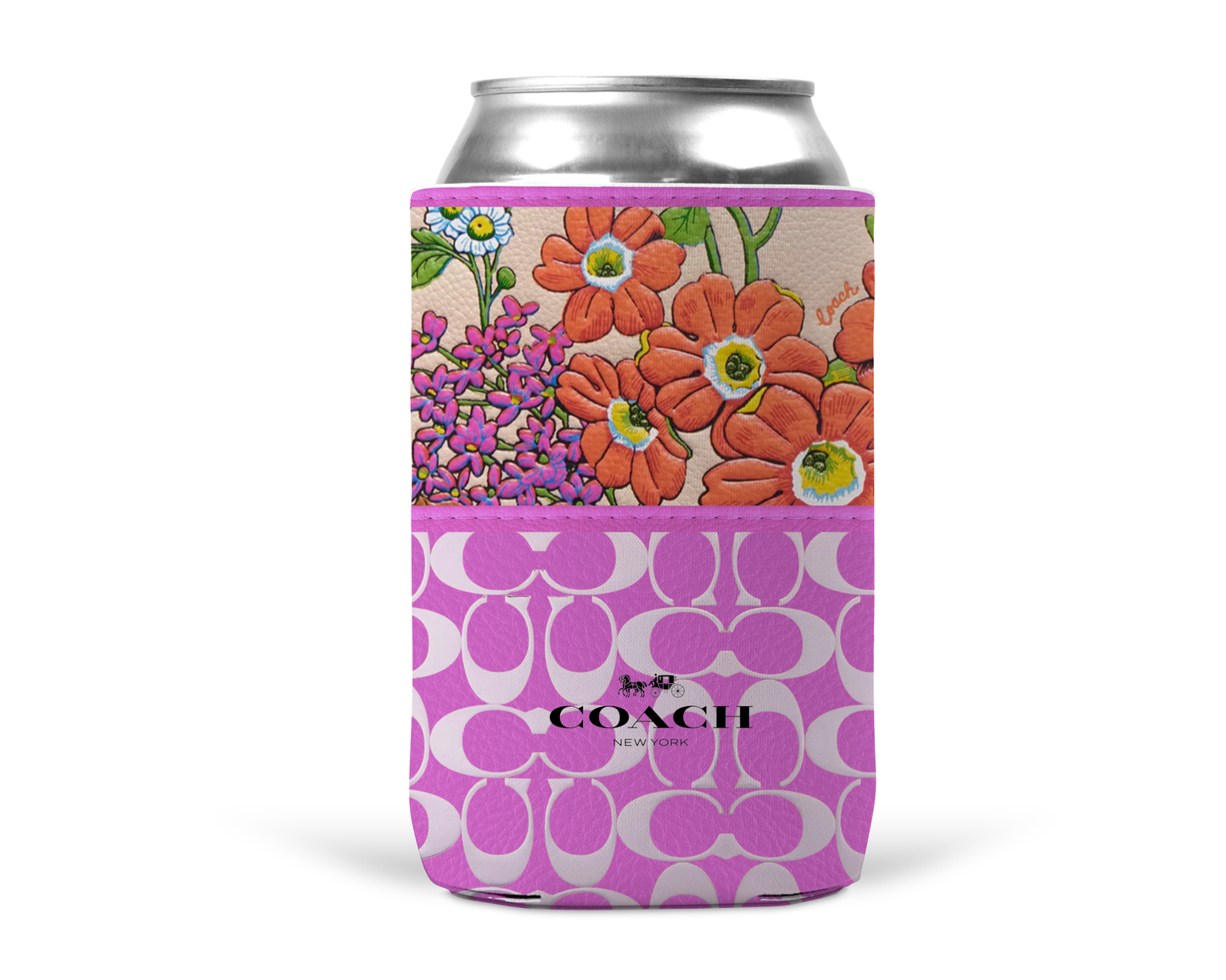 Coach Inspired Neoprene Can/Bottle Cooler (126)