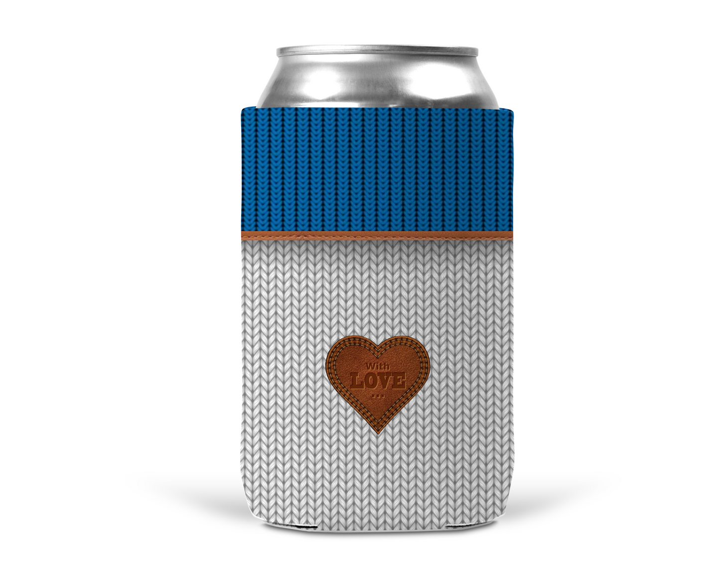 Knitted Inspired Neoprene Can/Bottle Cooler (032)