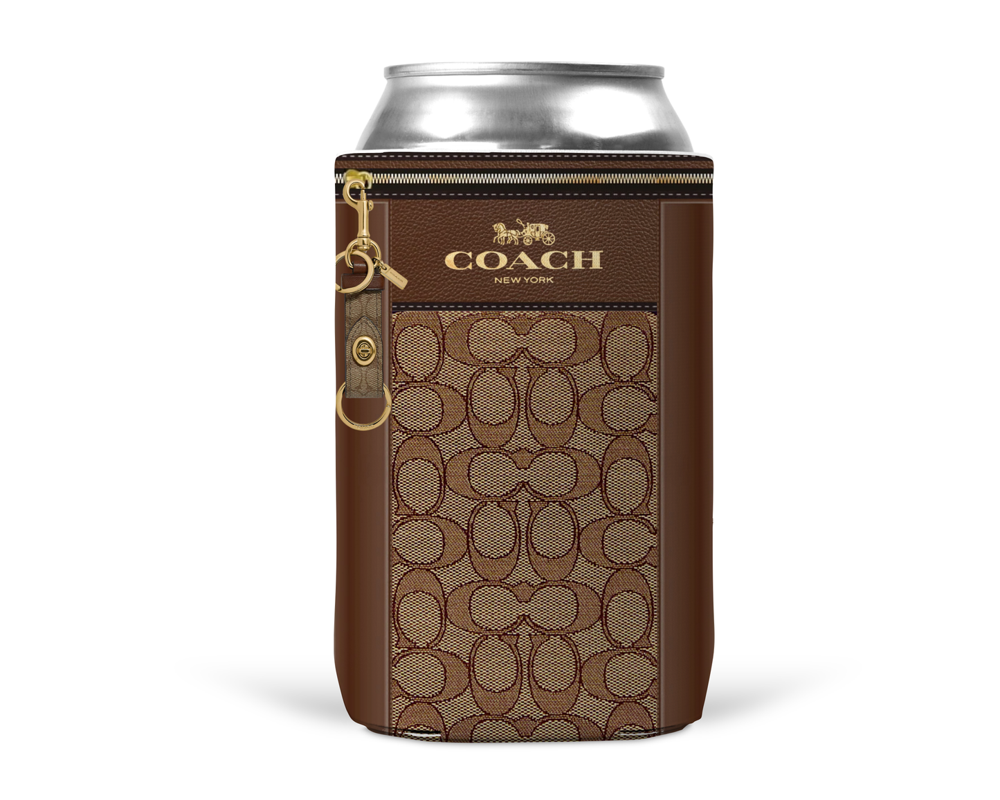 Coach Inspired Neoprene Can/Bottle Cooler (051)