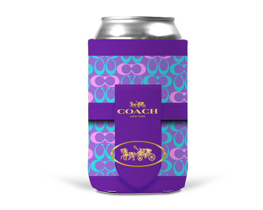 Coach Inspired Neoprene Can/Bottle Cooler (090)