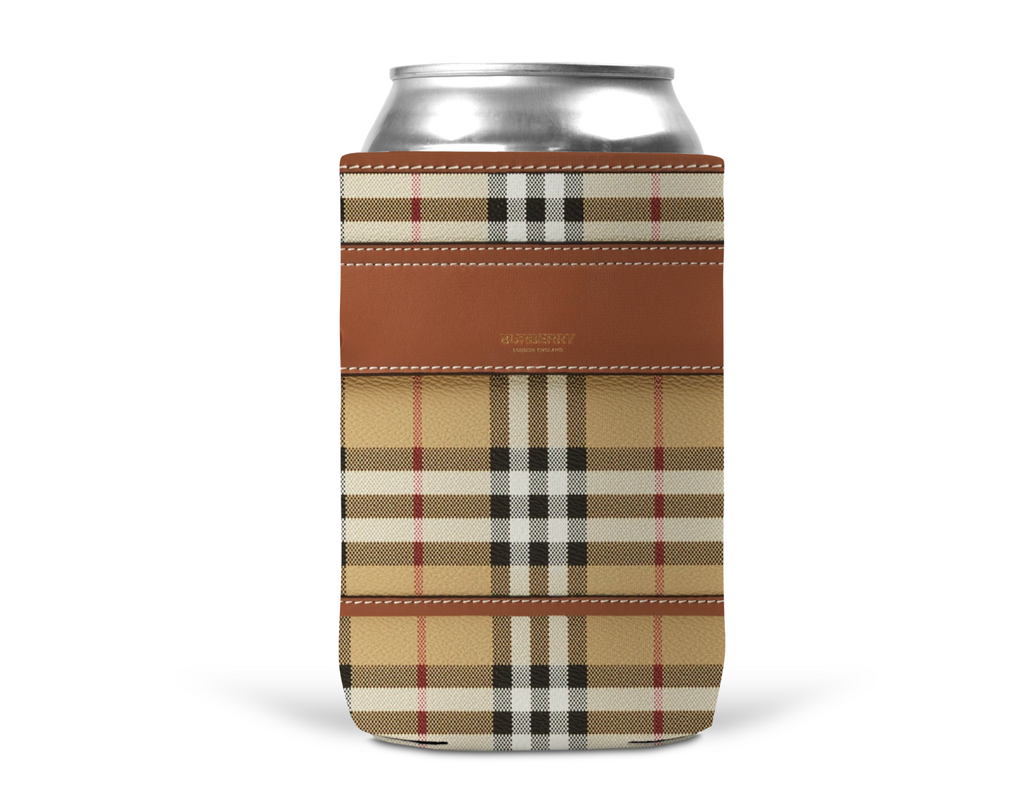 Burberry Inspired Neoprene Can/Bottle Cooler (009)