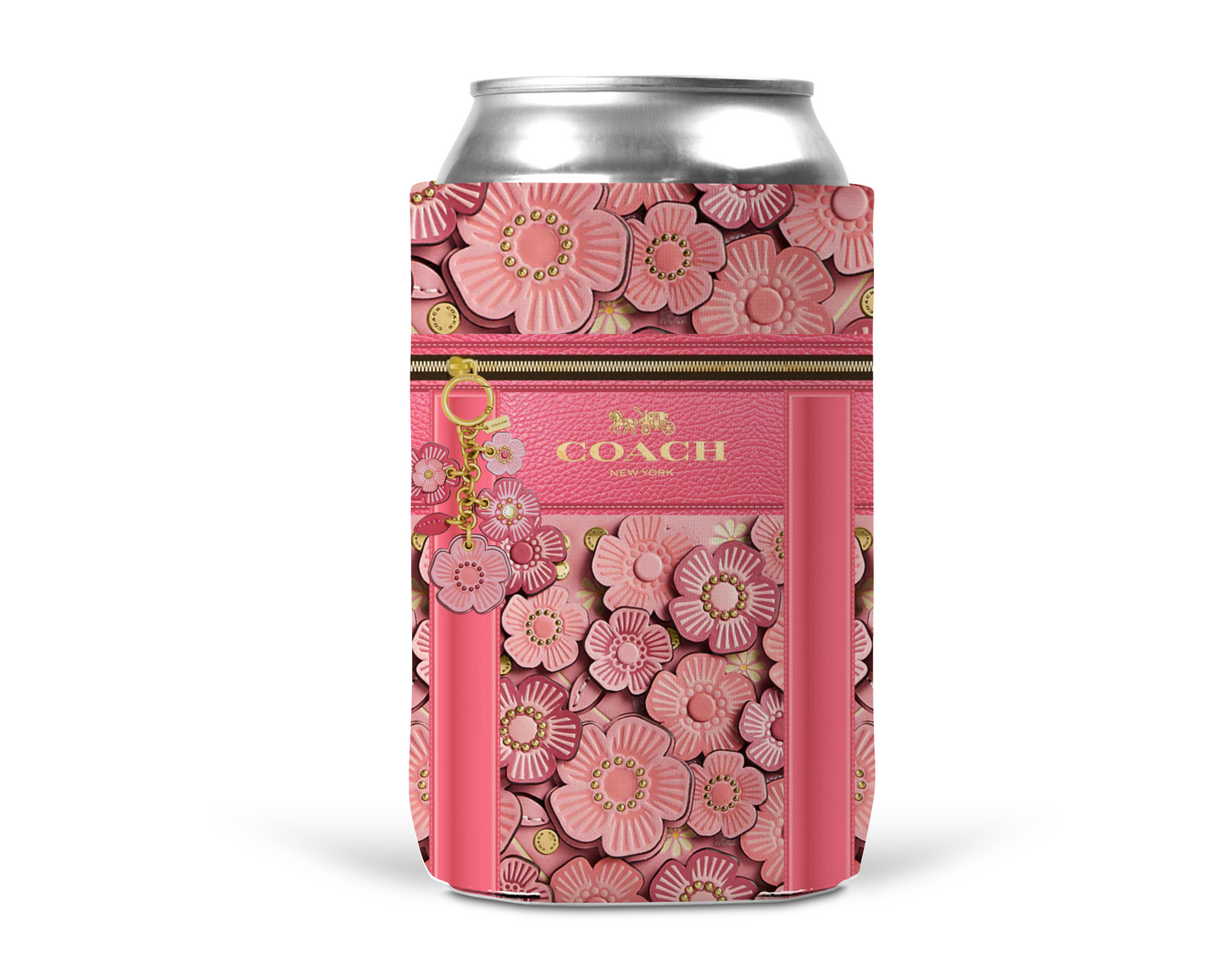 Coach Inspired Neoprene Can/Bottle Cooler (049)