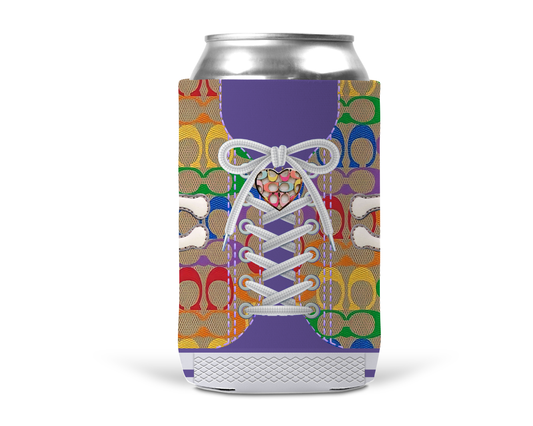 Coach Inspired Neoprene Can/Bottle Cooler (034)