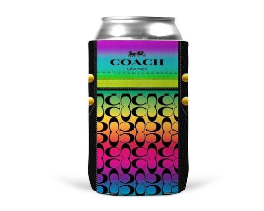 Coach Inspired Neoprene Can/Bottle Cooler (054)