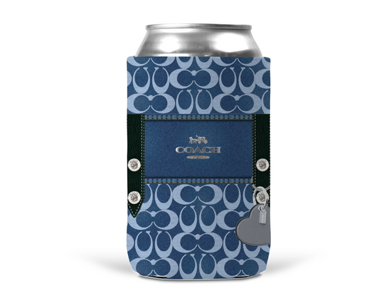 Coach Inspired Neoprene Can/Bottle Cooler (047)