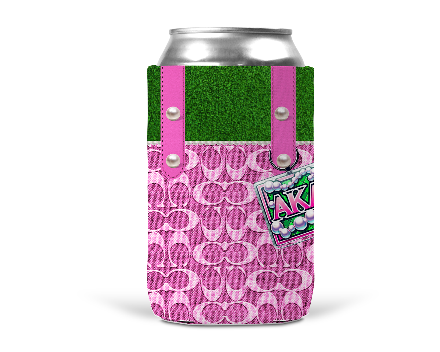 Coach Inspired Neoprene Can/Bottle Cooler (003)