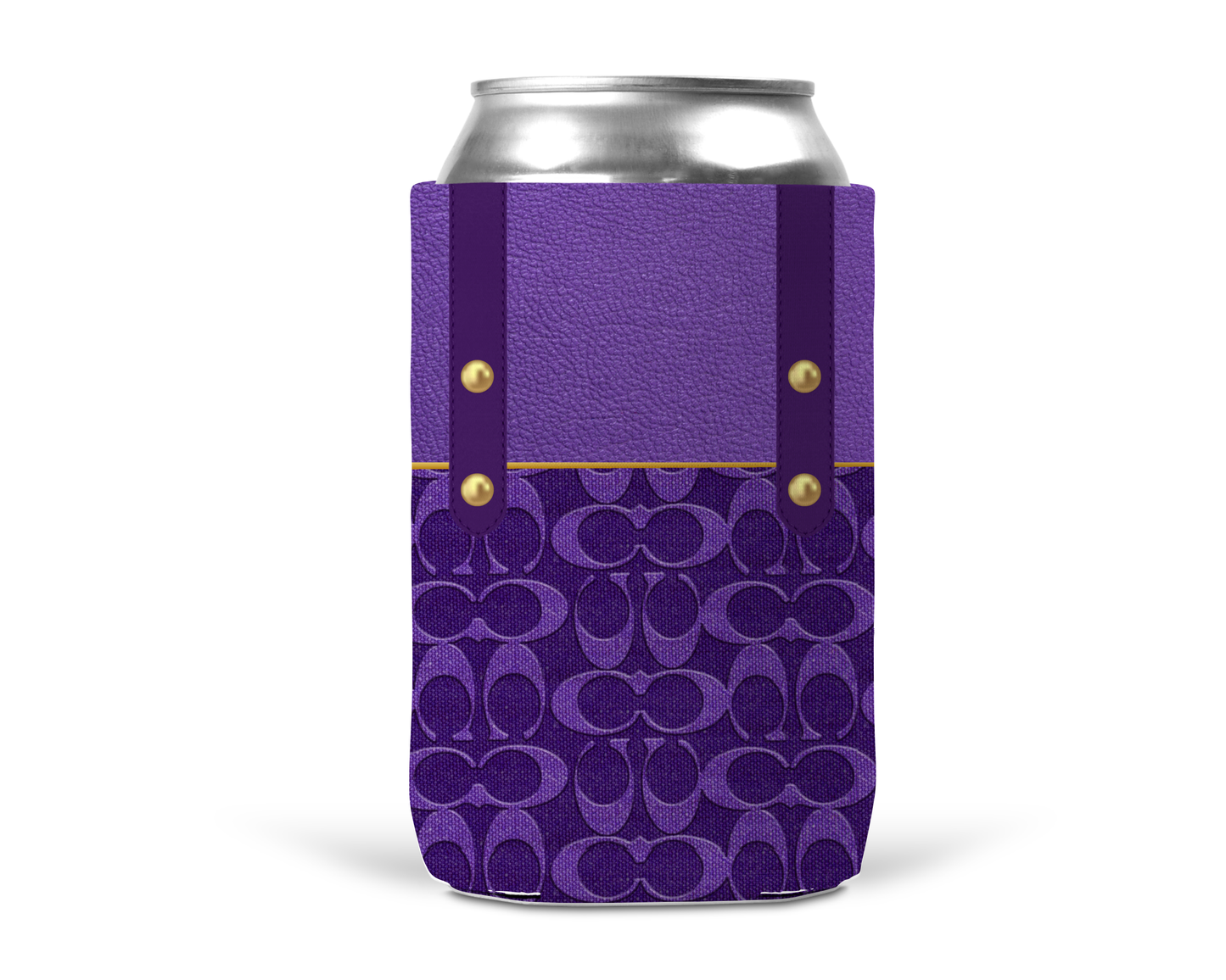 Coach Inspired Neoprene Can/Bottle Cooler (014)