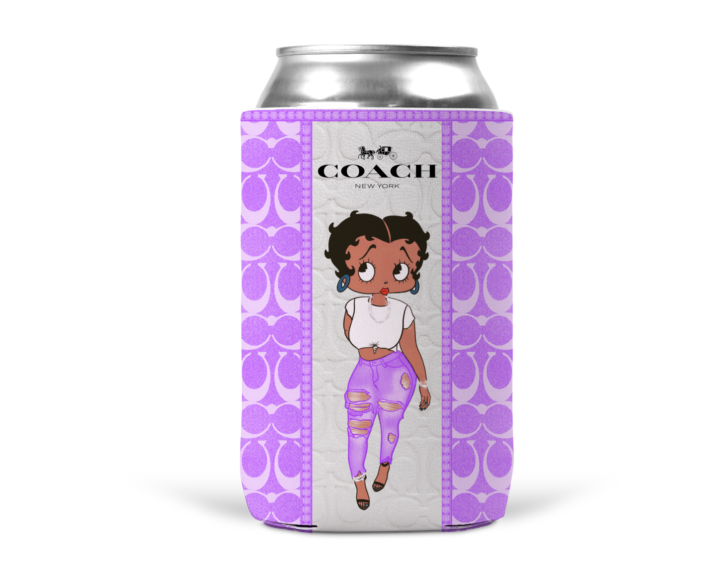 Coach Inspired Neoprene Can/Bottle Cooler (130)