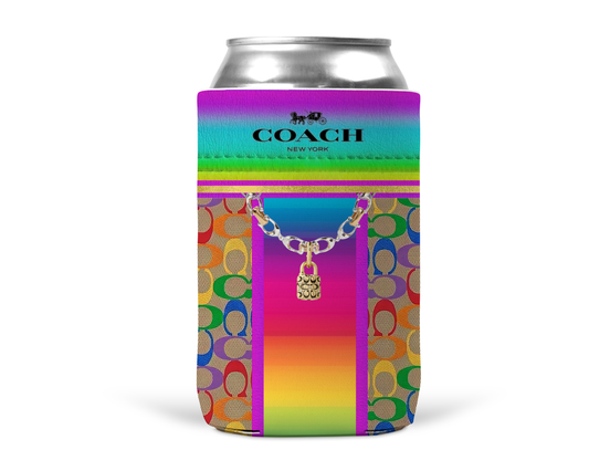 Coach Inspired Neoprene Can/Bottle Cooler (055)