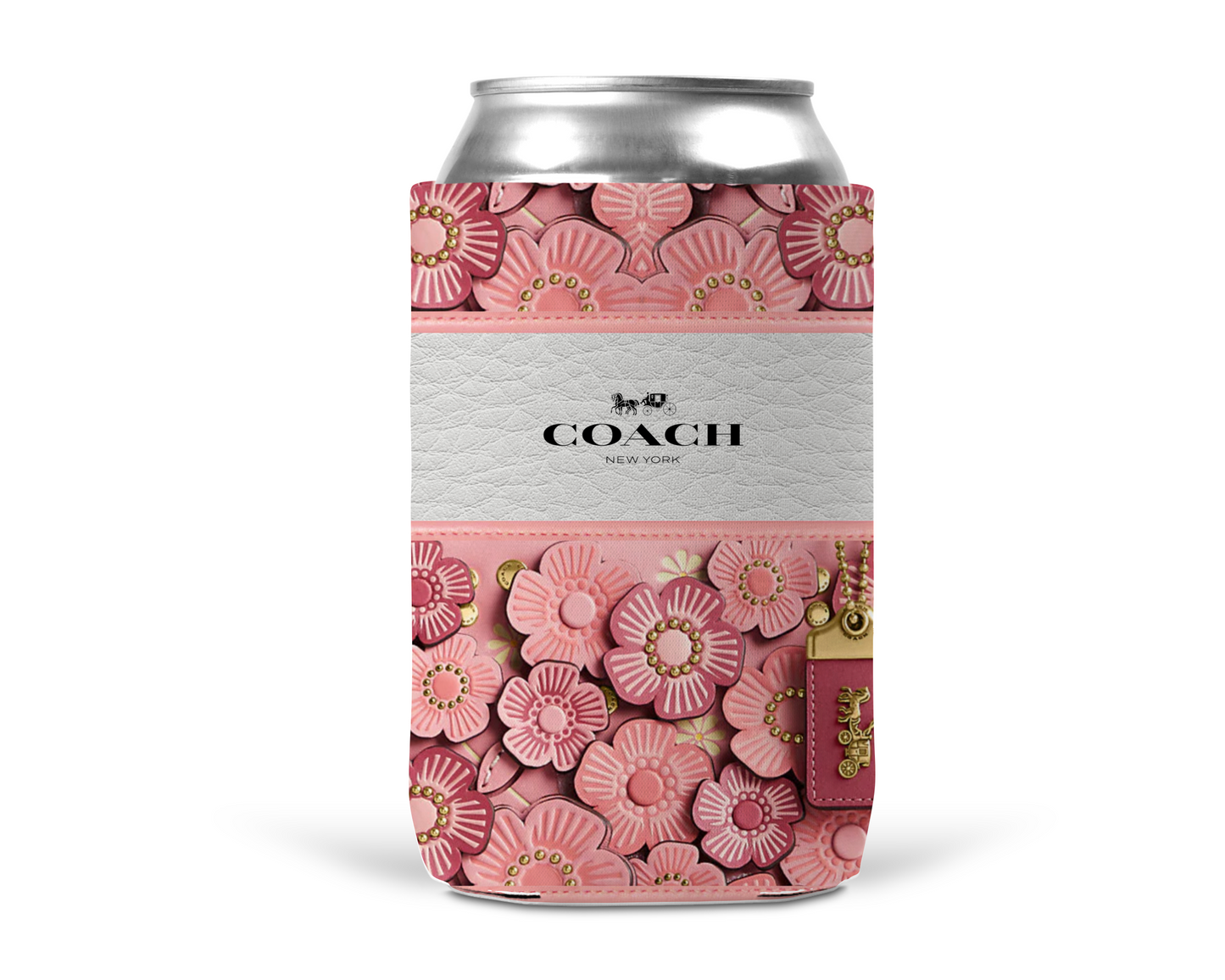 Coach Inspired Neoprene Can/Bottle Cooler (060)