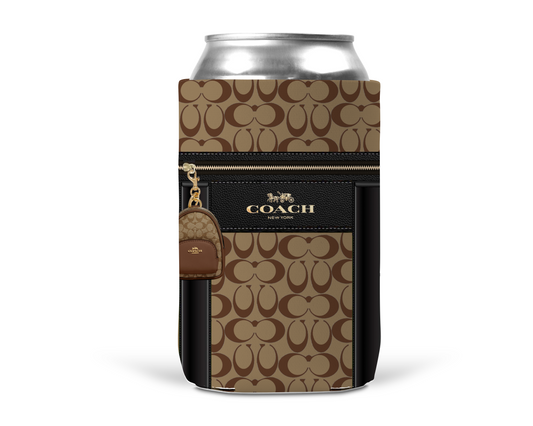 Coach Inspired Neoprene Can/Bottle Cooler (091)