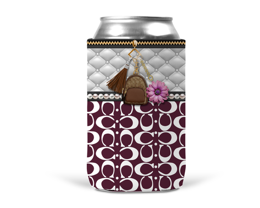 Coach Inspired Neoprene Can/Bottle Cooler (020)