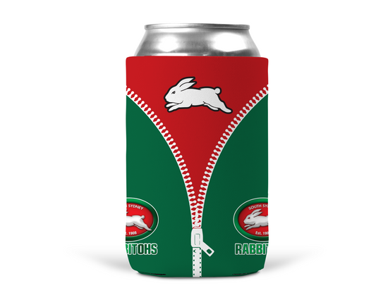 South Sydney Rabbitohs Neoprene Can/Bottle Cooler