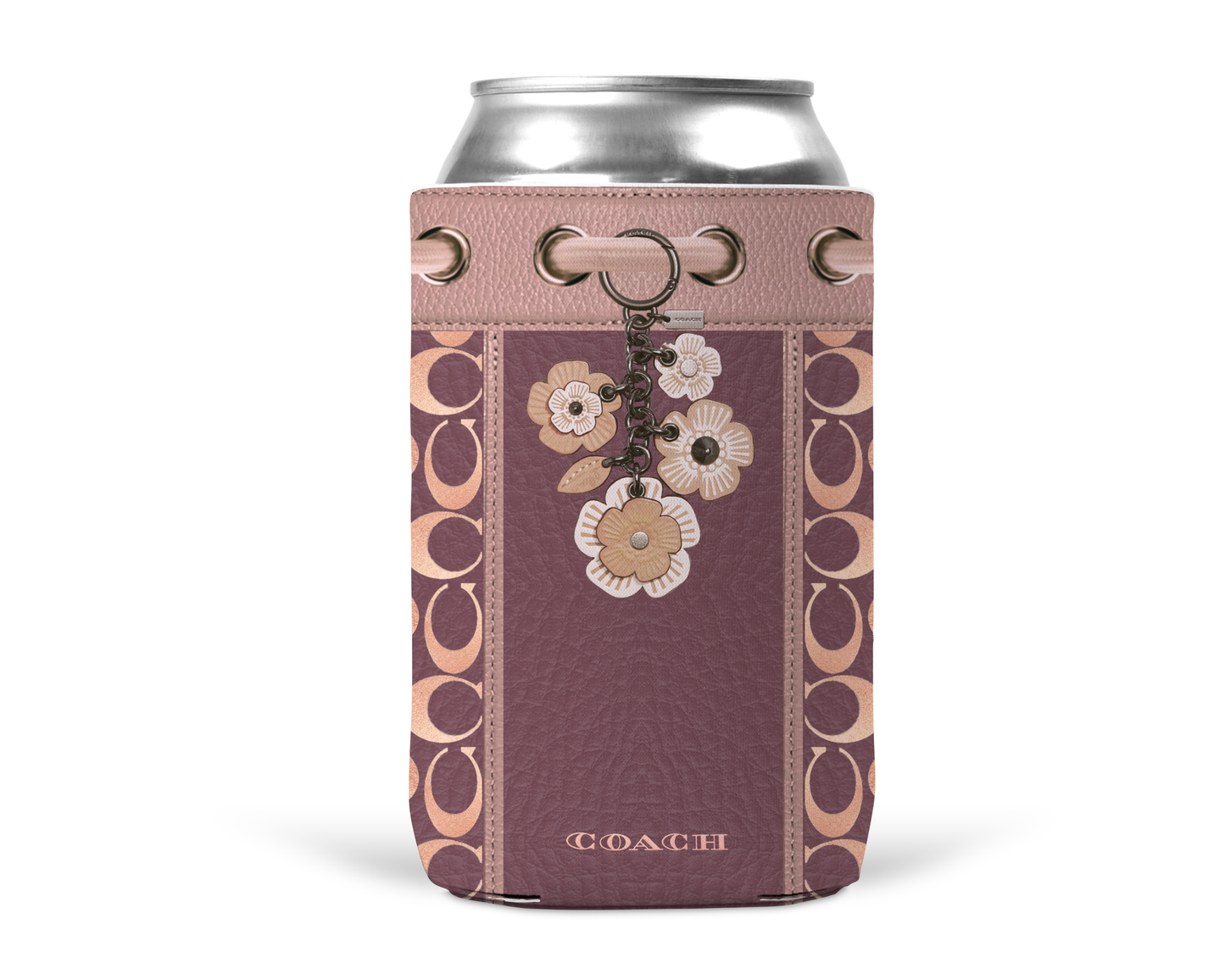 Coach Inspired Neoprene Can/Bottle Cooler (111)