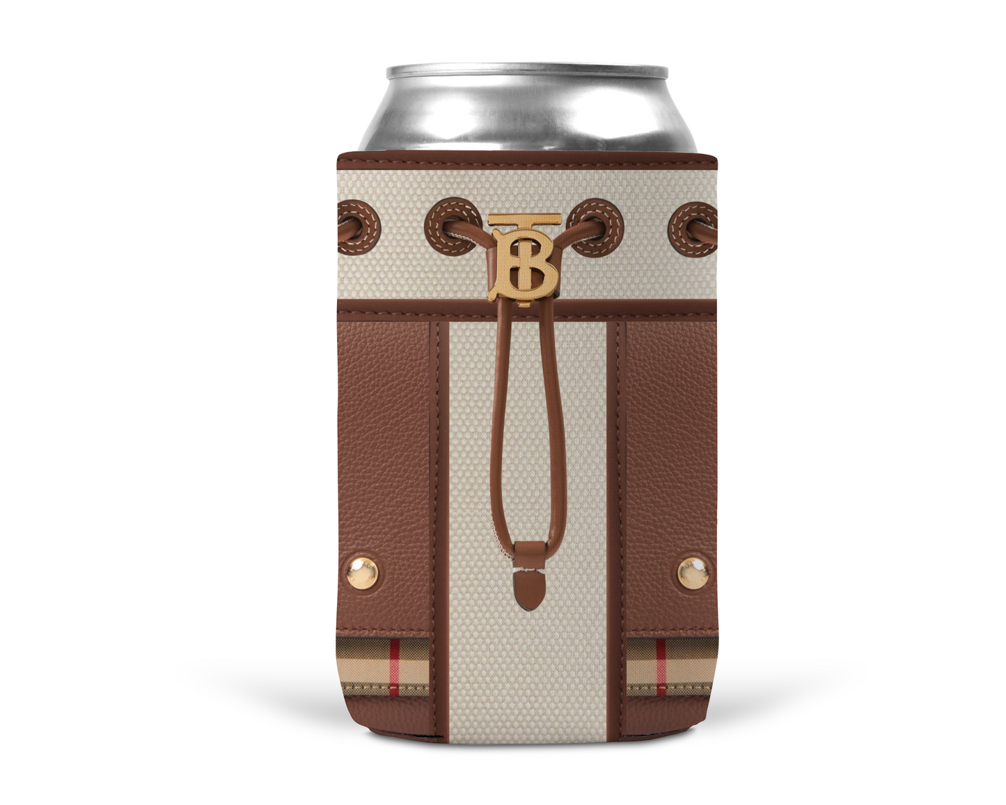 Burberry Inspired Neoprene Can/Bottle Cooler (003)