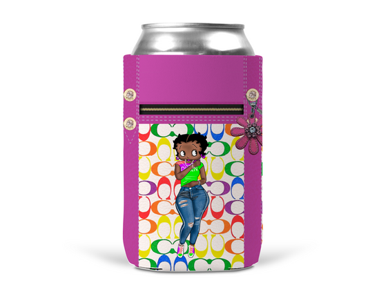 Coach Inspired Neoprene Can/Bottle Cooler (082)