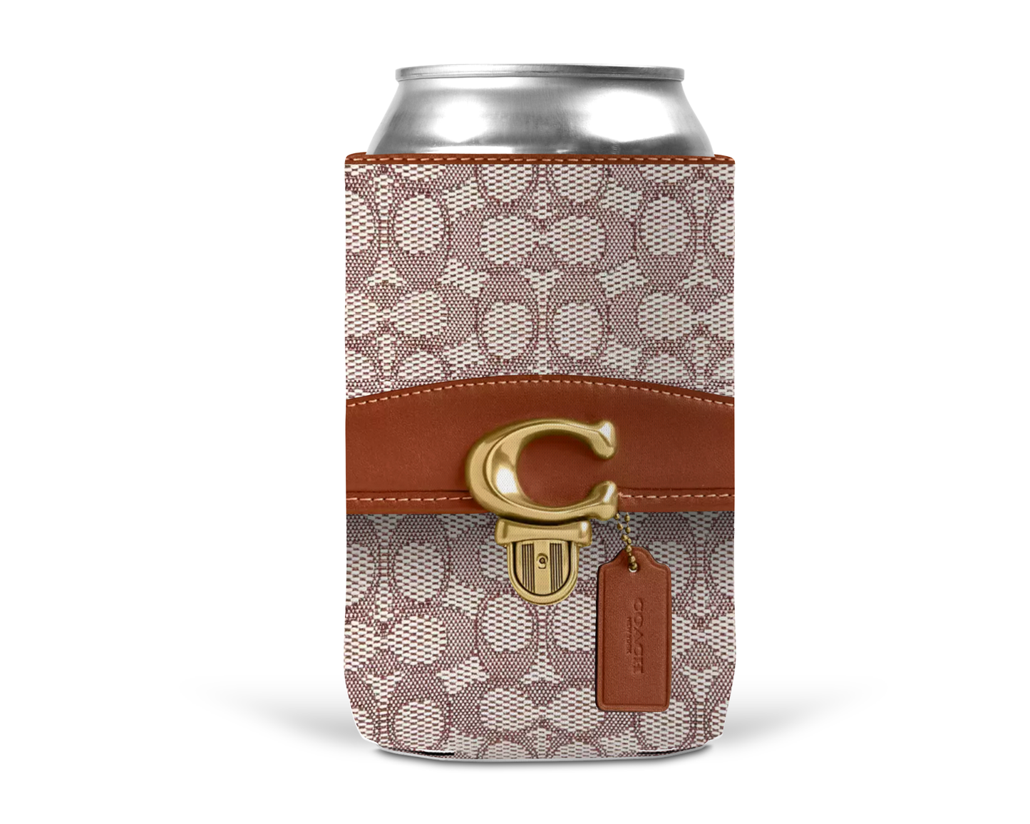 Coach Inspired Neoprene Can/Bottle Cooler (001)