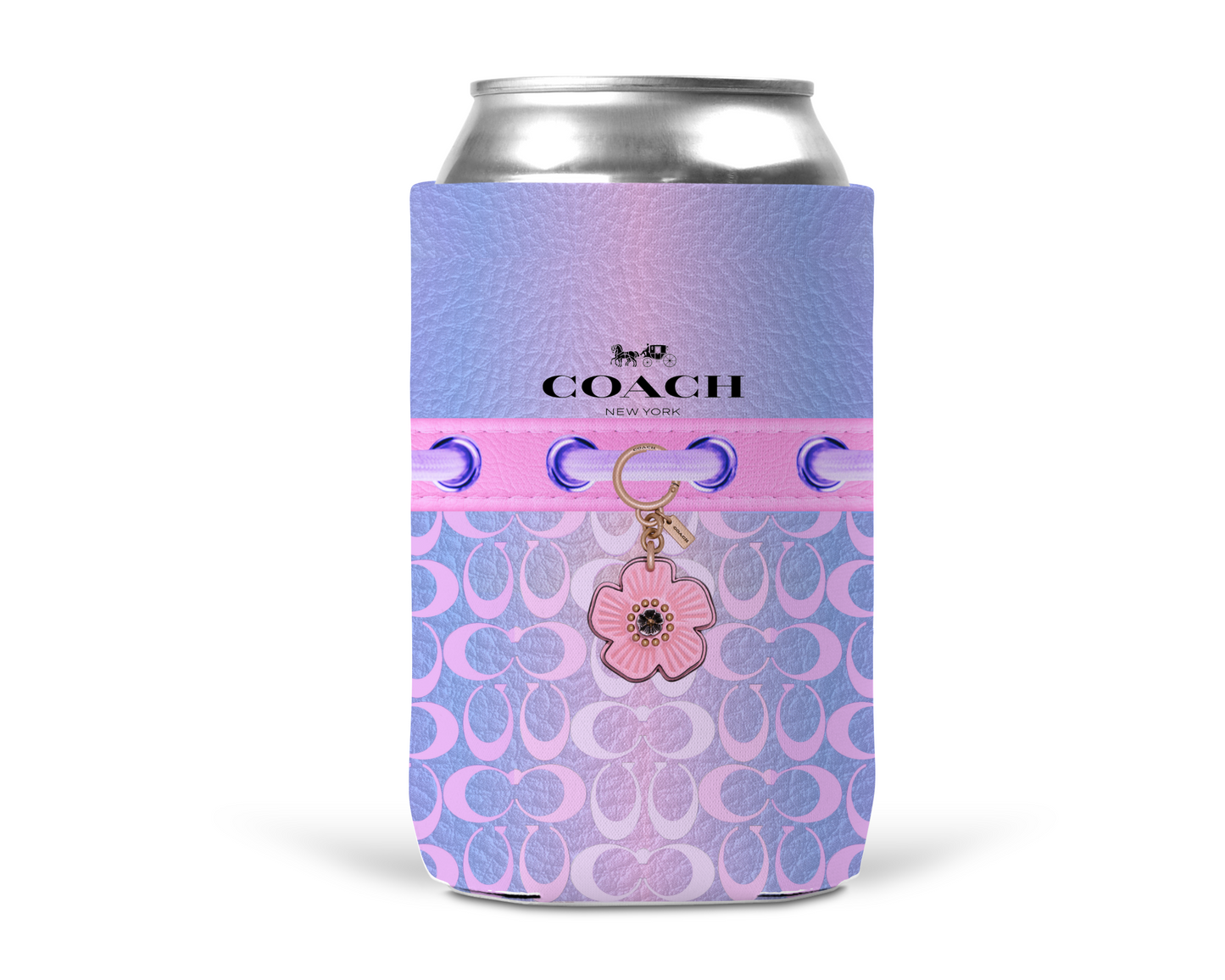 Coach Inspired Neoprene Can/Bottle Cooler (050)