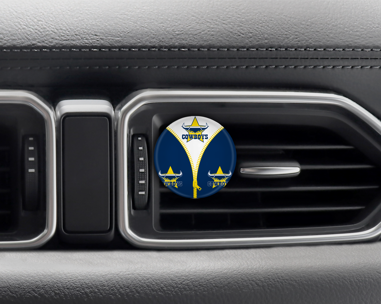 North Queensland Cowboys Car Air Vent Freshener (Zip)