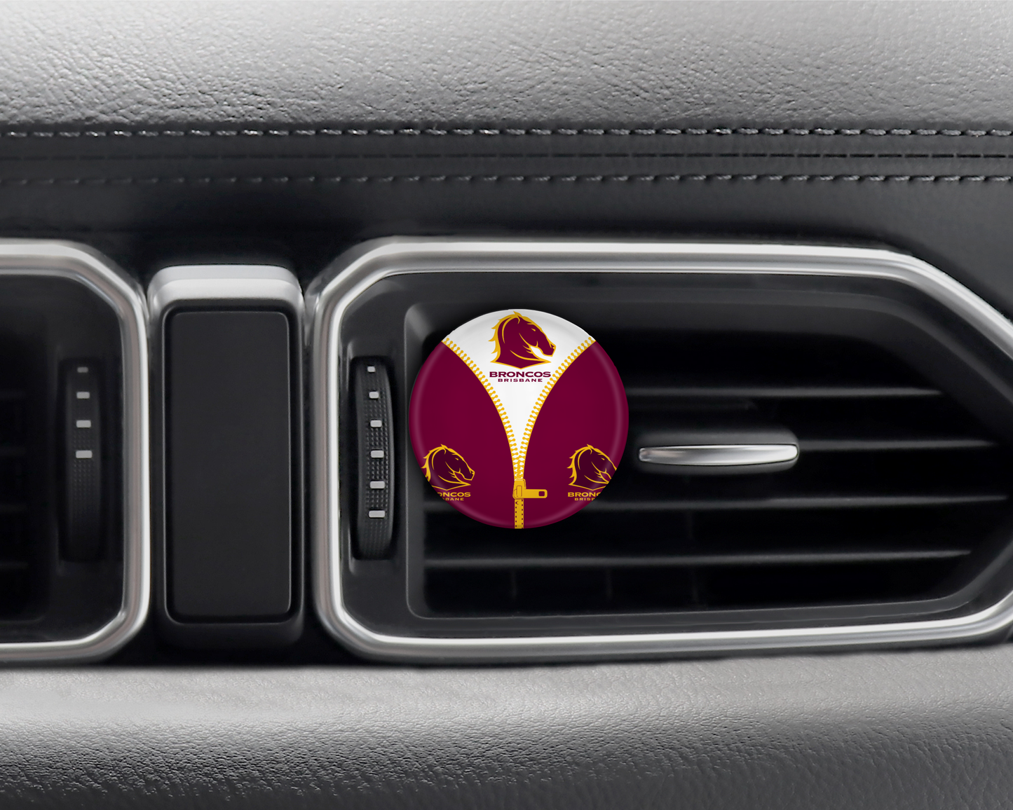 Brisbane Broncos Car Air Vent Freshener (Zip)