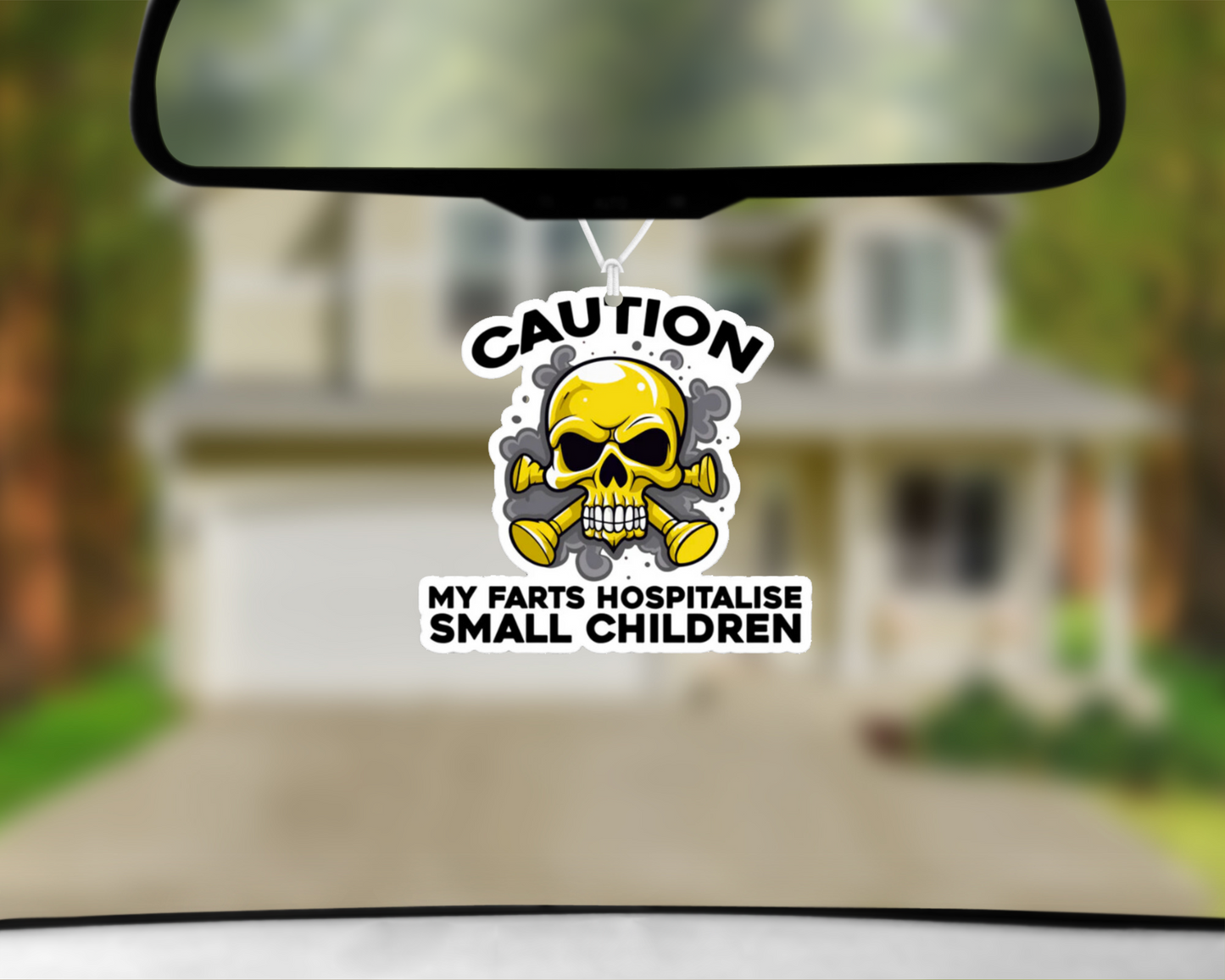 Caution My Farts Hospitalise Small Children Car Air Freshener