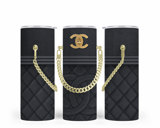 Chanel Handbag Inspired Chain Tumbler (008)