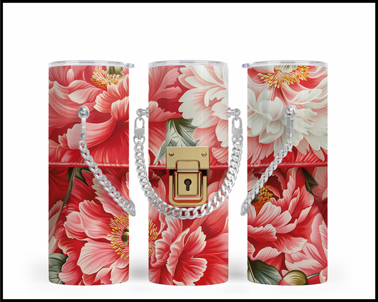 Designer Handbag Inspired Chain Tumbler (040)