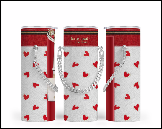 Designer Handbag Inspired Chain Tumbler (015)