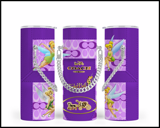 Designer Handbag Inspired Chain Tumbler (182)