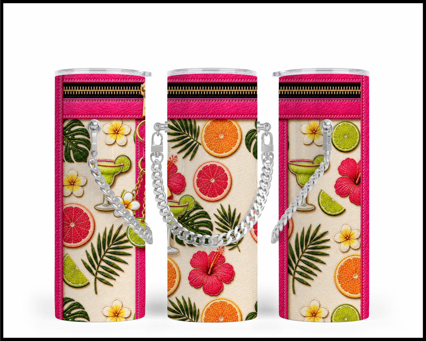 Summer Vibes Chain Tumbler (3114)