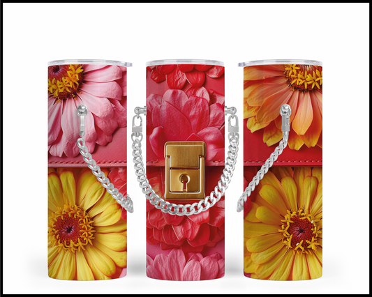 Designer Handbag Inspired Chain Tumbler (001)
