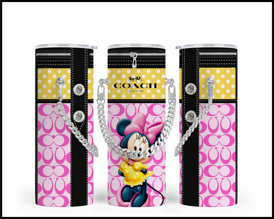 Designer Handbag Inspired Chain Tumbler (144)