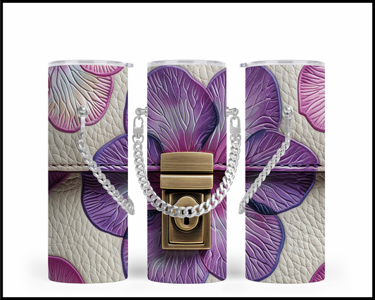 Designer Handbag Inspired Chain Tumbler (088)