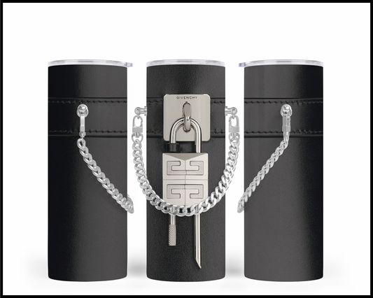 Designer Handbag Inspired Chain Tumbler (004)