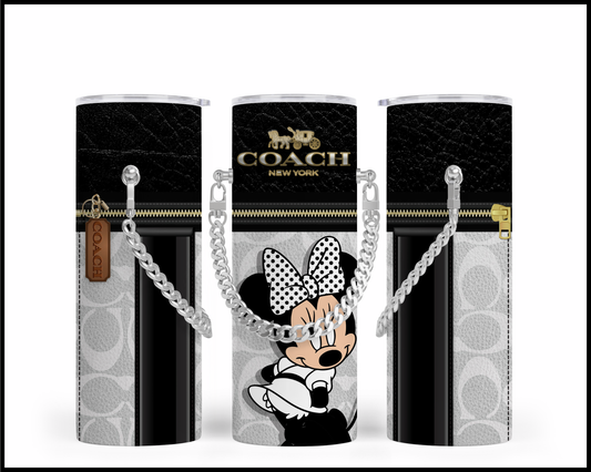 Designer Handbag Inspired Chain Tumbler (224)