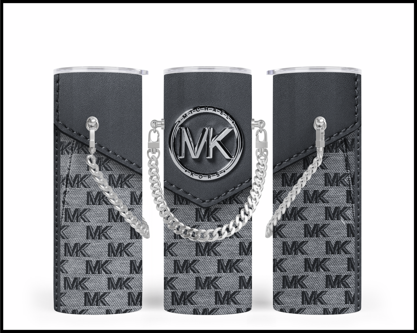 Designer Handbag Inspired Chain Tumbler (003)