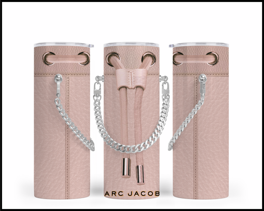 Designer Handbag Inspired Chain Tumbler (012)
