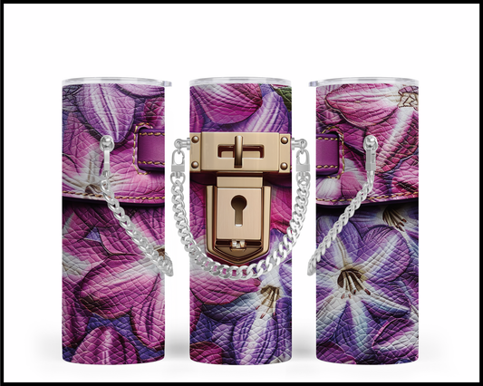 Designer Handbag Inspired Chain Tumbler (089)