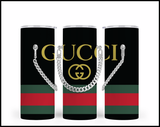 Designer Handbag Inspired Chain Tumbler (030)