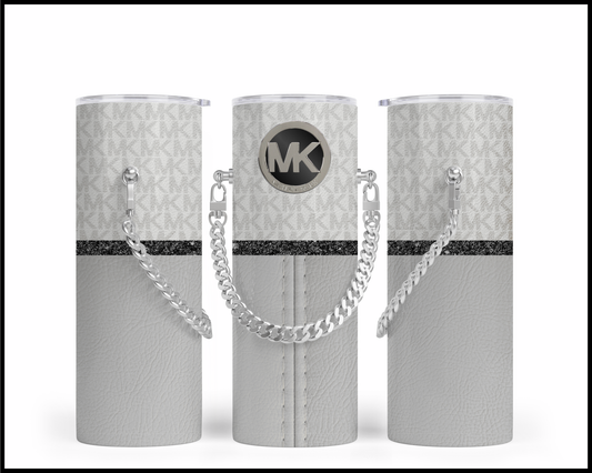 Designer Handbag Inspired Chain Tumbler (027)