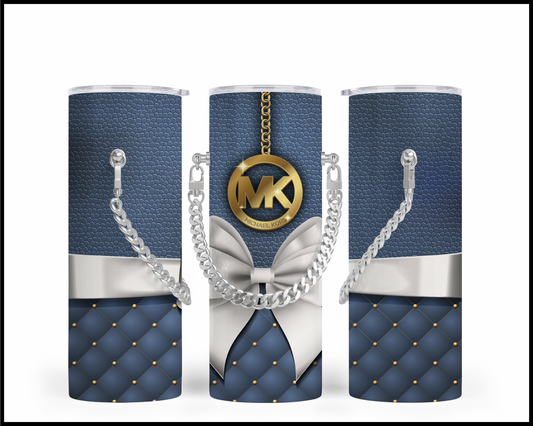 Designer Handbag Inspired Chain Tumbler (022)