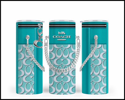 Designer Handbag Inspired Chain Tumbler (166)