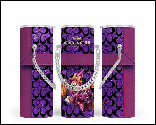 Designer Handbag Inspired Chain Tumbler (068)