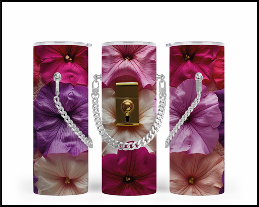 Designer Handbag Inspired Chain Tumbler (038)