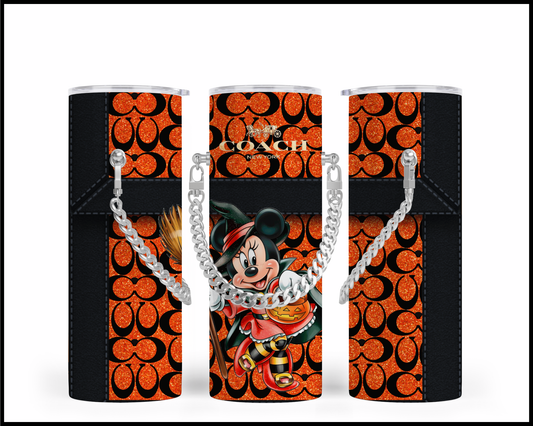 Designer Handbag Inspired Chain Tumbler (070)